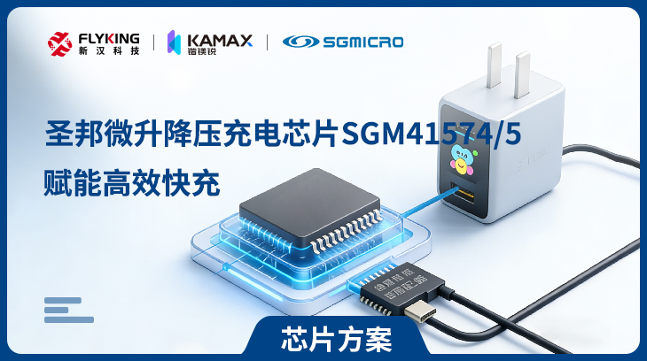 【芯片方案】圣邦微升降壓充電芯片SGM41574/5賦能高效快充